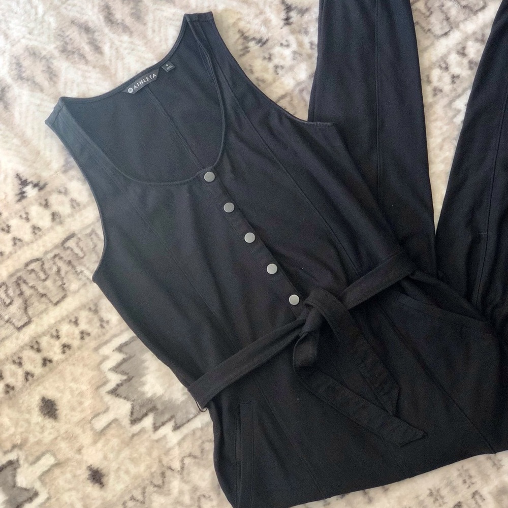 Athleta Farallon Romper Jumpsuit in Black - Picture 8 of 13
